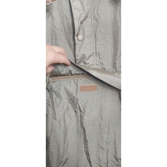 Fremantle Windbreaker Jacket Men's Size Medium Multi-Pocket Kangaroo Pouch Gold - Picture 3 of 16